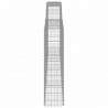 Cestos gabião arqueados 10pcs 400x30x120/140 ferro galvanizado 5