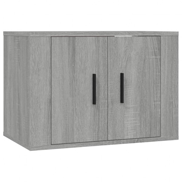 Muebles para TV de pared 3 uds gris Sonoma 57x34.5x40 cm M 4