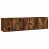 Muebles para TV de pared 2 uds roble ahumado 80x34.5x40 cm 2