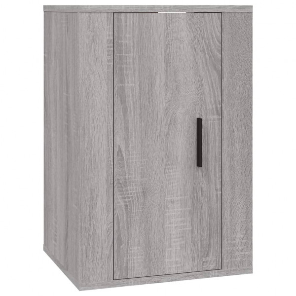 Set de muebles para TV 4 pzas madera contrachapada gris Sonoma M 5