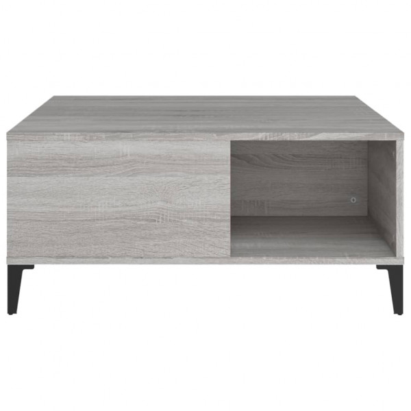 Mesa de centro 80x80x36.5 cm derivados madeira cinzento sonoma M 5