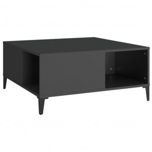 Mesa de centro 80x80x36.5 cm derivados de madeira preto H