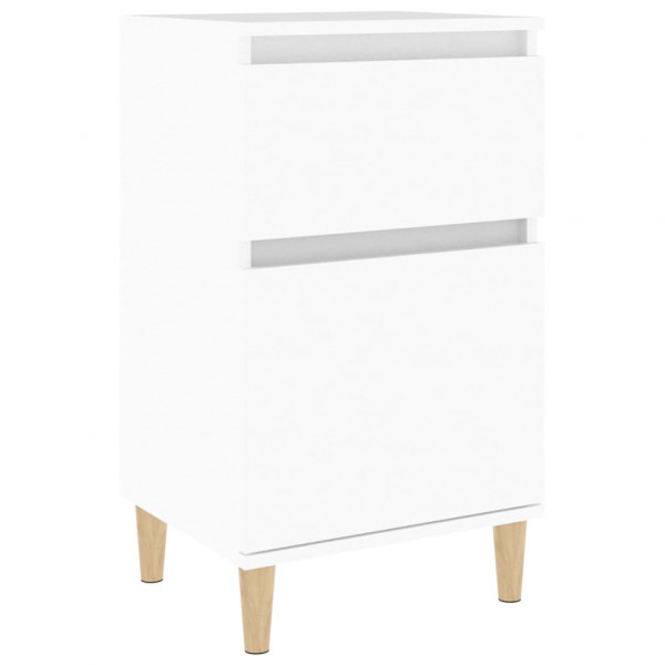 Mesa de cabeceira 40x35x70 cm branco M 2