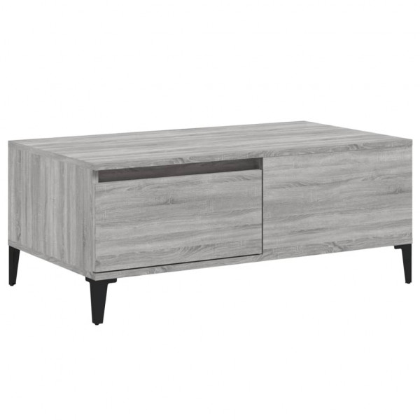 Mesa de centro 90x50x36.5 cm derivados madeira cinzento sonoma M 2