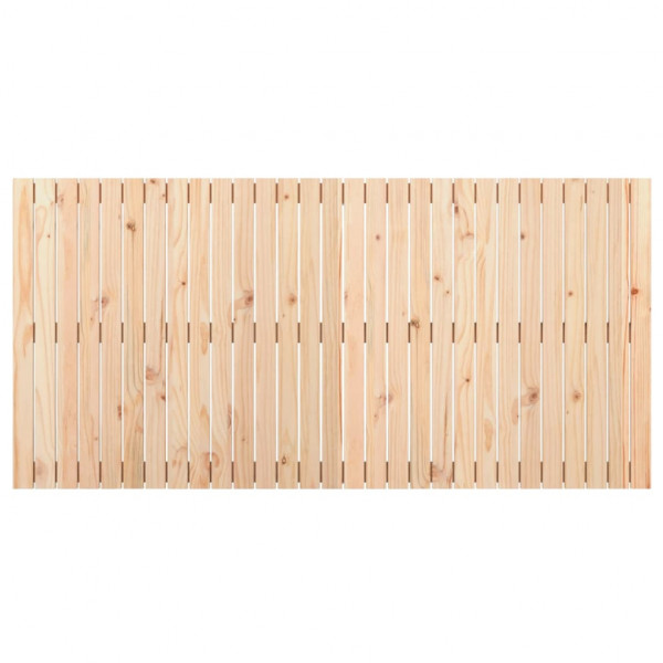 Cabecero de cama de pared madera maciza de pino 185x3x90 cm M 4