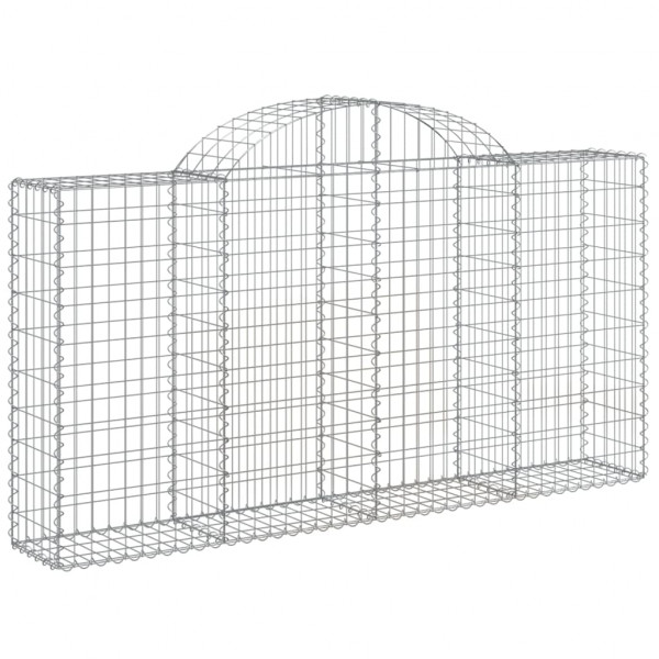 Cestos gabião arqueados 13 pcs 200x30x100/120 ferro galvanizado M 3