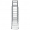 Cestos gabião arqueados 18 pcs 200x30x100/120 ferro galvanizado 5