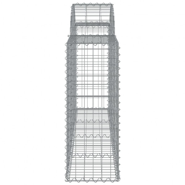 Cestos gabião arqueados 20pcs 200x30x80/100cm ferro galvanizado M 5