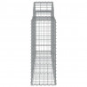 Cestos gabião arqueados 12pcs 200x30x80/100cm ferro galvanizado 5