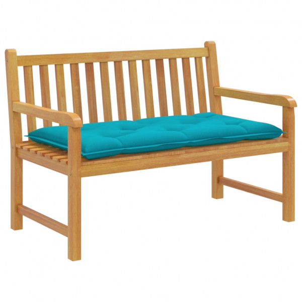 Almofadão p/ banco de jardim 100x50x7 cm tecido oxford turquesa M 3