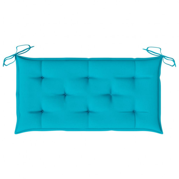 Almofadão p/ banco de jardim 100x50x7 cm tecido oxford turquesa M 5