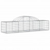 Cestos gabião arqueados 15pcs 200x50x40/60 cm ferro galvanizado 3