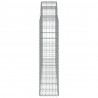 Cestos gabião arqueados 12pcs 200x30x120/140 ferro galvanizado 5