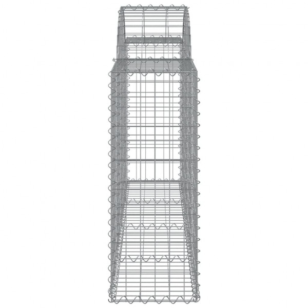 Cestos gabião arqueados 25pcs 200x30x80/100cm ferro galvanizado M 5