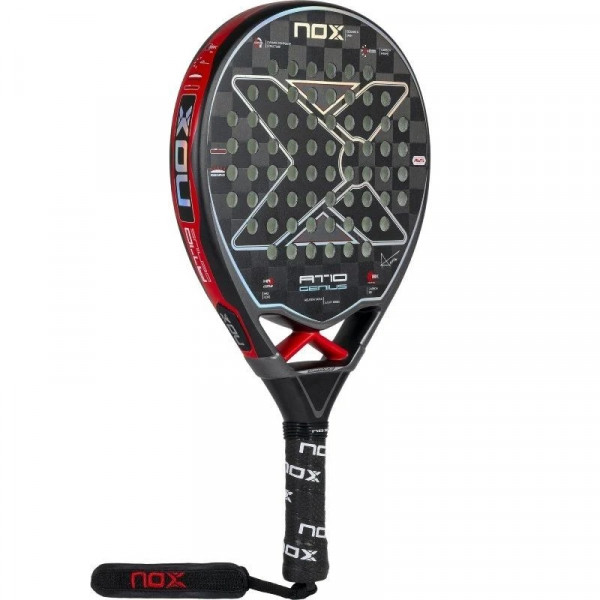 Pala de pádel Noxsport AT10 Luxury Genius 18k 2023 Agustín Tapia negro M 2