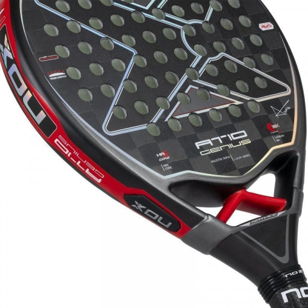 Raquete padel noxsport at10 gênio de luxo 18k 2023 preto M 3