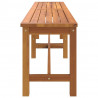Banco de jardín madera maciza de acacia 180x35x45 cm 4