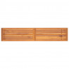 Banco de jardín madera maciza de acacia 180x35x45 cm 5