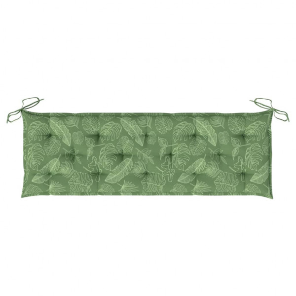 Cojín banco de jardín tela Oxford estampado hojas 150x50x7 cm M 5