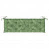 Cojín banco de jardín tela Oxford estampado hojas 150x50x7 cm 5
