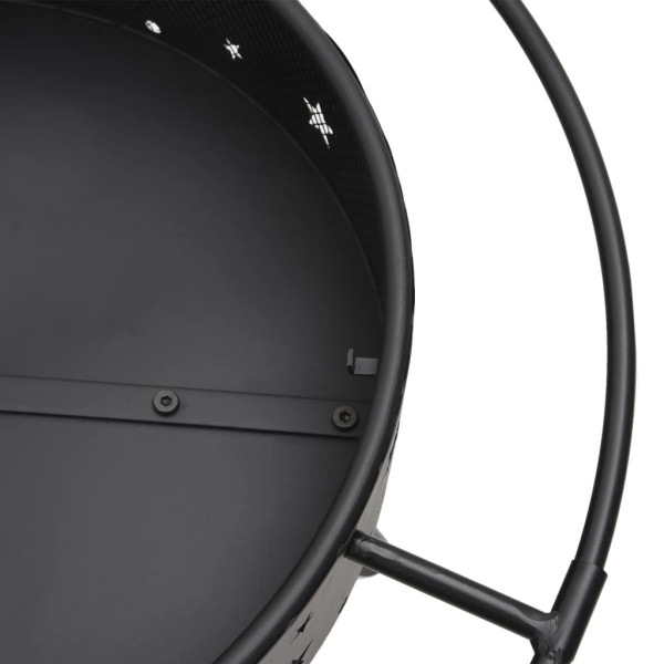 Brasero con atizador acero XXL 70 cm M 5