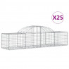 Cestos gabião arqueados 25pcs 200x50x40/60 cm ferro galvanizado 2