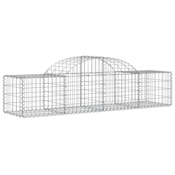 Cestos gabião arqueados 20pcs 200x50x40/60 cm ferro galvanizado M 3