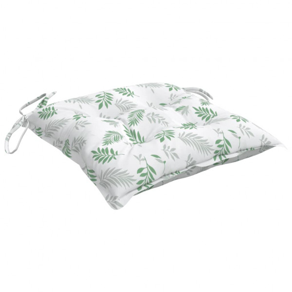 Almofadões p/ cadeira 6 pcs tecido oxford padrão folhas M 5