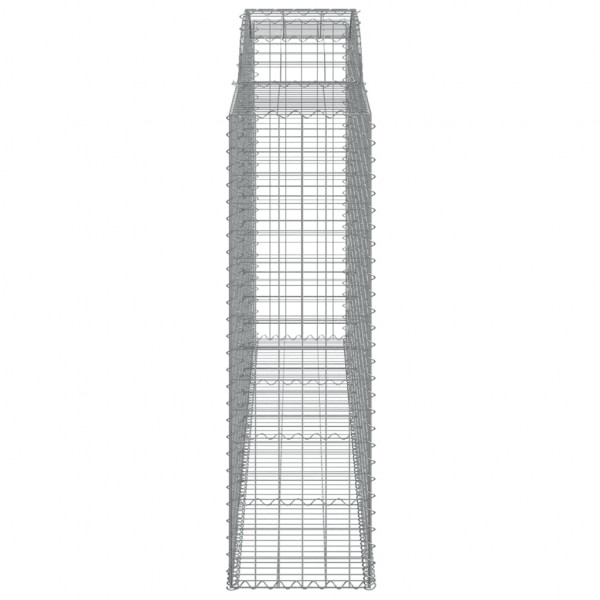 Cesto gabião arqueado 300x50x160/180 cm ferro galvanizado M 4