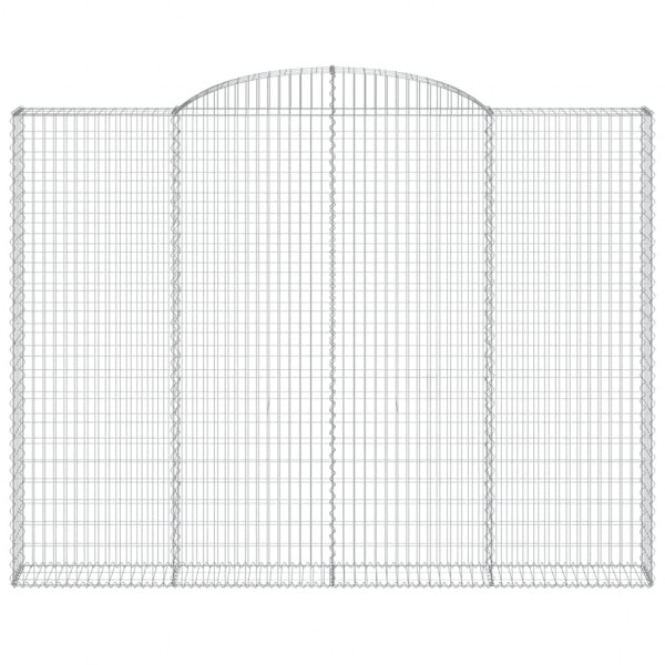 Cesto gabião arqueado 300x30x220/240 cm ferro galvanizado M 3