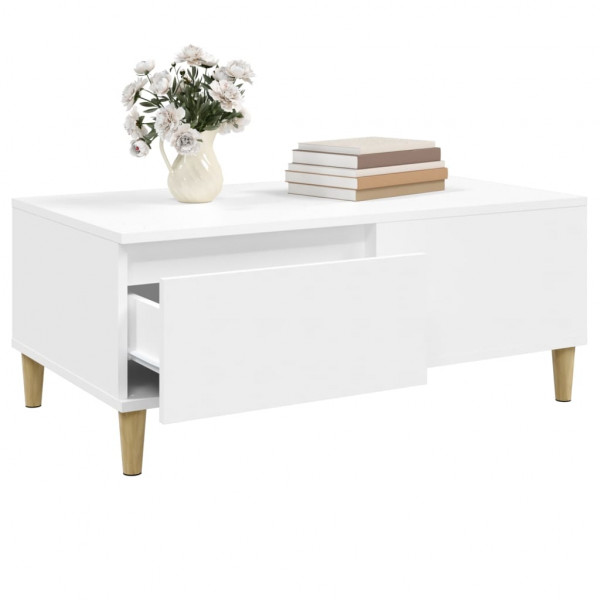 Mesa de centro 90x50x36.5 cm derivados de madeira branco M 5