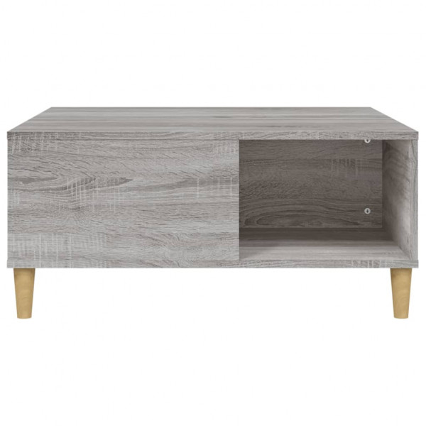 Mesa de centro 80x80x36.5 cm derivados madeira cinzento sonoma M 5
