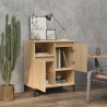 Aparador de madera contrachapada roble Sonoma 60x35x70 cm 3