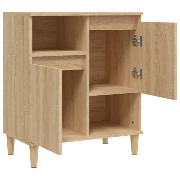 Aparador de madera contrachapada roble Sonoma 60x35x70 cm M 5