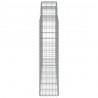 Cestos gabião arqueados 15 pcs 200x30x120/140 ferro galvanizado 5