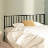 Cabeceira de cama 193 cm metal preto 1