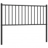 Cabeceira de cama 75 cm metal preto 4