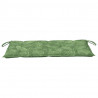 Almofadão banco jardim 100x50x7 cm tecido oxford padrão folhas 4