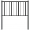 Cabeceira de cama 100 cm metal preto 5