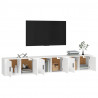 Móveis de TV de parede 3 pcs 80x34.5x40 cm branco 3