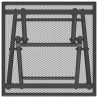 Mesa de jardim dobrável 38x38x38 cm malha de aço antracite 5