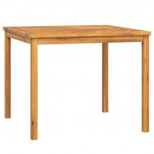 Mesa de comedor de jardín madera maciza de acacia 90x90x74 cm H