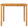 Mesa de comedor de jardín madera maciza de acacia 90x90x74 cm 3