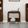 Armario de lavabo madera contrachapada roble marrón 58x33x60 cm 3