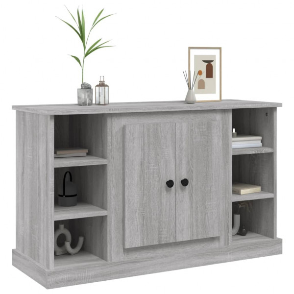 Aparador de madera contrachapada gris Sonoma 100x35.5x60 cm M 4