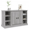 Aparador de madera contrachapada gris Sonoma 100x35.5x60 cm 4
