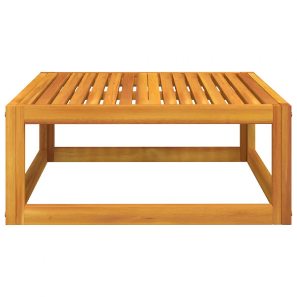 Mesa de centro madera maciza de acacia 68x68x29 cm M 3
