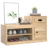 Mueble zapatero madera contrachapada roble Sonoma 100x42x60 cm 4