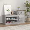 Mueble zapatero madera contrachapada gris Sonoma 100x42x60 cm 1