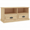 Mueble para TV madera contrachapada roble Sonoma 93x35.5x45 cm 2